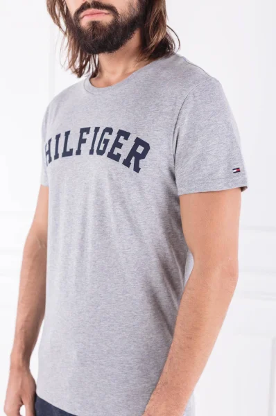marškinėliai tee logo | regular fit Tommy Hilfiger pilka