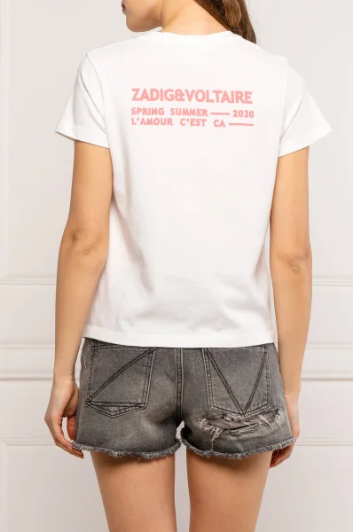 marškinėliai azedi amour | regular fit Zadig&Voltaire balta