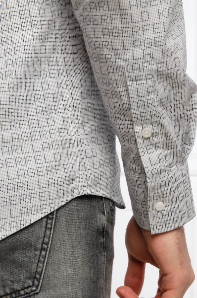 Marškiniai | Slim Fit Karl Lagerfeld balta
