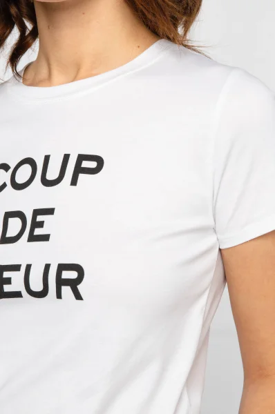 Marškinėliai JOE COUP DE COEU | Regular Fit Zadig&Voltaire balta