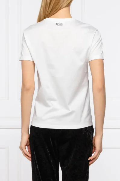 Marškinėliai C_Elinea | Regular Fit BOSS BLACK balta