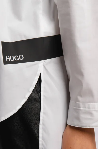 Marškiniai Eartha | Regular Fit HUGO balta