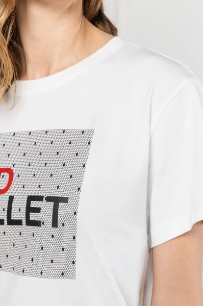 marškinėliai + krepšys | regular fit Red Valentino balta