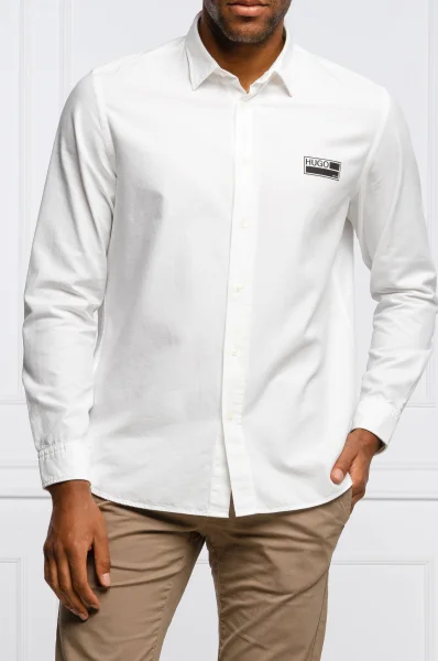 Marškiniai Emero | Straight fit HUGO balta