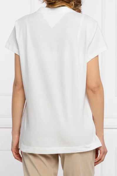polo marškinėliai new chiara | slim fit Tommy Hilfiger balta