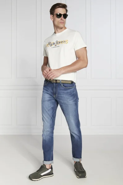 Marškinėliai THIERRY | Regular Fit Pepe Jeans London balta