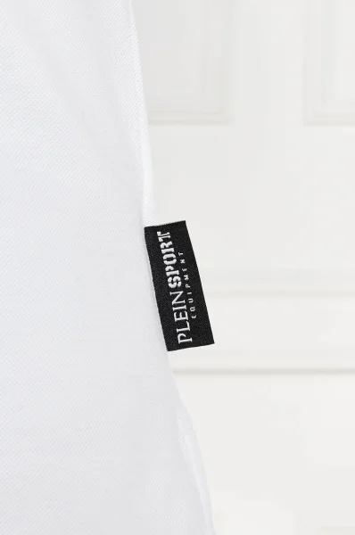 Polo marškinėliai marškinėliai marškinėliai | Regular Fit Plein Sport balta