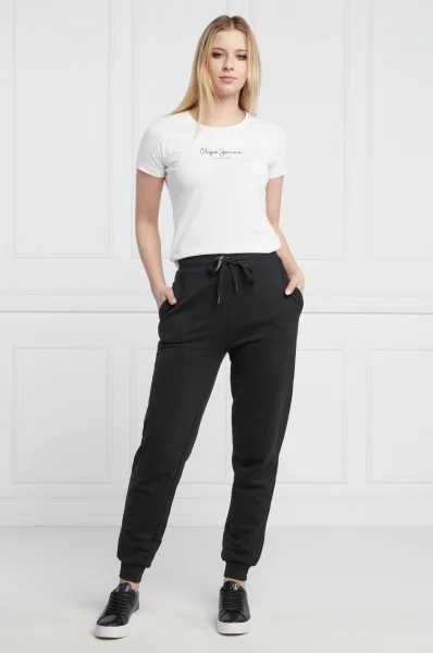 marškinėliai new virginia | slim fit Pepe Jeans London balta