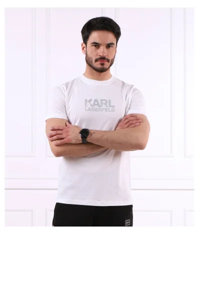 Marškinėliai CREWNECK | Regular Fit Karl Lagerfeld balta
