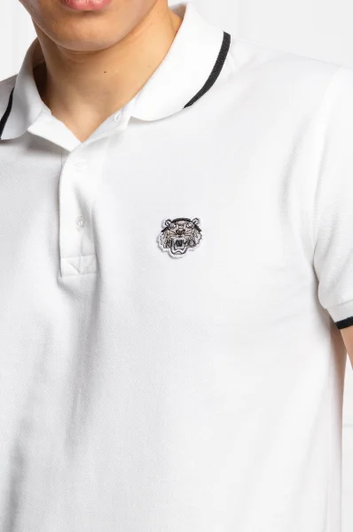 polo marškinėliai tiger crest | k fit | pique Kenzo balta