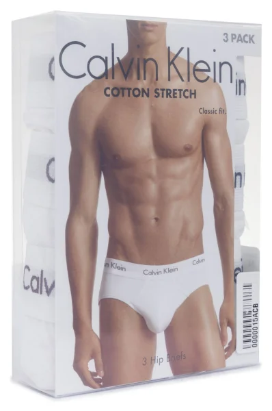 Trumpikės 3 vnt. Calvin Klein Underwear balta
