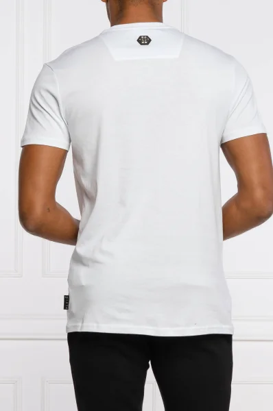 Marškinėliai Hexagon | Regular Fit Philipp Plein balta