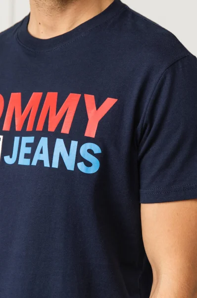 tėjiniai marškinėliai tjm essential | regular fit Tommy Jeans tamsiai mėlyna