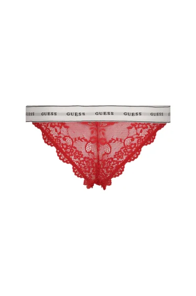 Nėriniuotas braziliškos kelnaitės Guess Underwear raudona