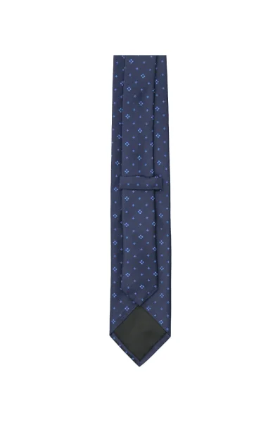 Šilkinis kaklaraištis HUGO tamsiai mėlyna