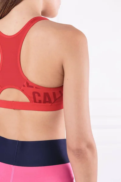 dvipusis liemenėlė racerback sb print Calvin Klein Performance raudona