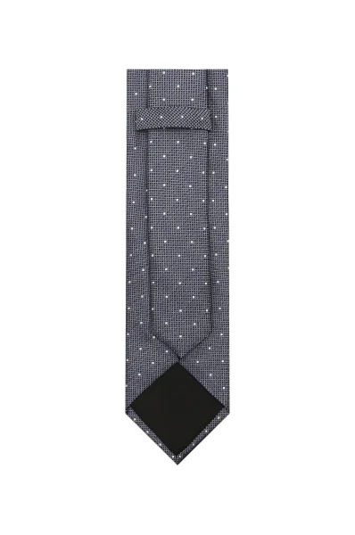 Šilkinis kaklaraištis H-TIE 7,5 CM BOSS BLACK tamsiai mėlyna