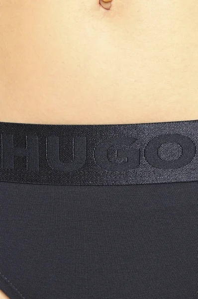 Stringai SPORTY LOGO Hugo Bodywear tamsiai mėlyna