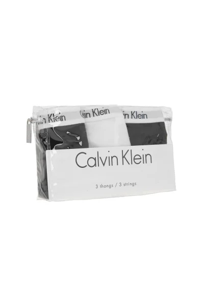 Stringai 3-pack Calvin Klein Underwear balta