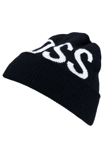 Kepurė | su vilna BOSS Kidswear juoda