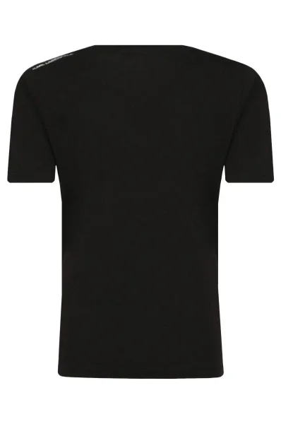 Marškinėliai | Regular Fit Karl Lagerfeld Kids juoda