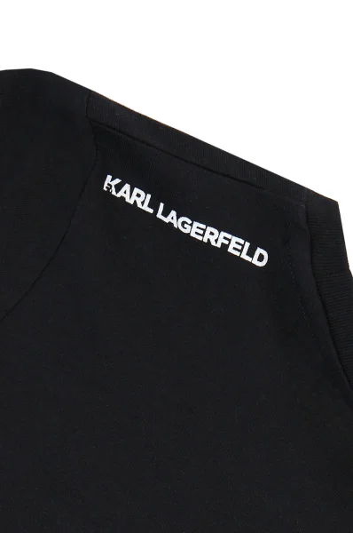 Marškinėliai | Regular Fit Karl Lagerfeld Kids juoda