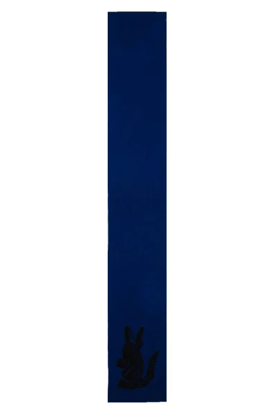 Vilnonis dvipusis šalikas Lacoste tamsiai mėlyna