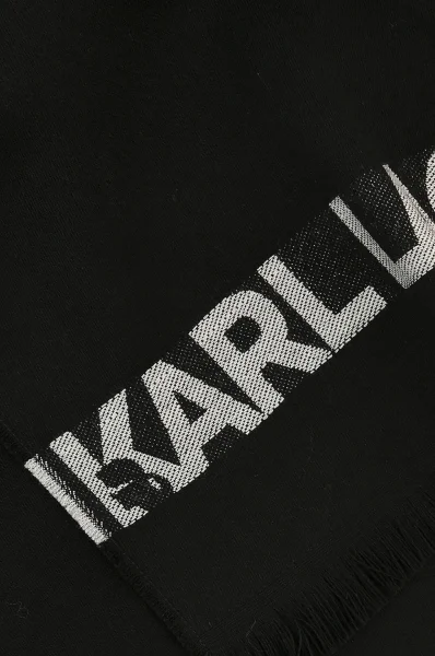 Šalikas | su vilna Karl Lagerfeld juoda
