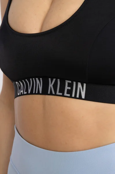 Bikinio viršutinė dalis Calvin Klein Swimwear juoda