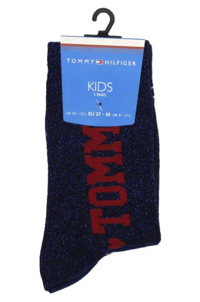 kojinės 2-pack Tommy Hilfiger tamsiai mėlyna