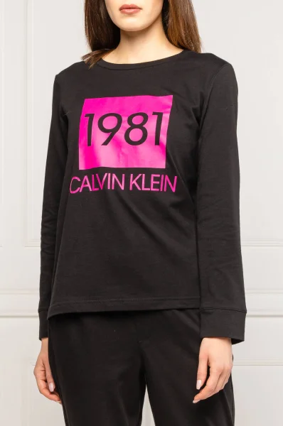 pižama | relaxed fit Calvin Klein Underwear juoda