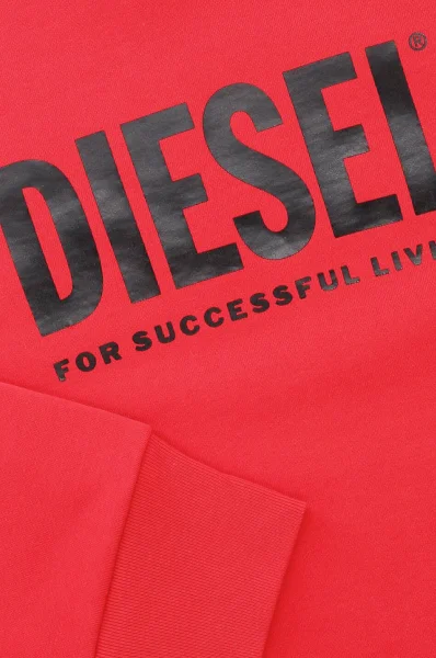 Džemperis SCREWDIVISION | Regular Fit Diesel raudona