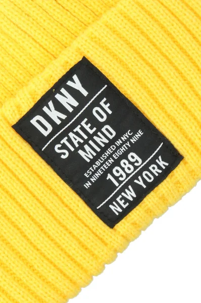 Kepurė DKNY Kids geltona