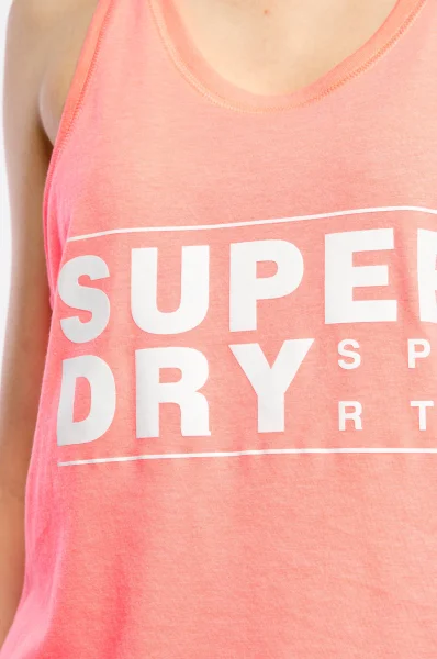 marškinėliai core sport graphic vest | regular fit Superdry rožinė