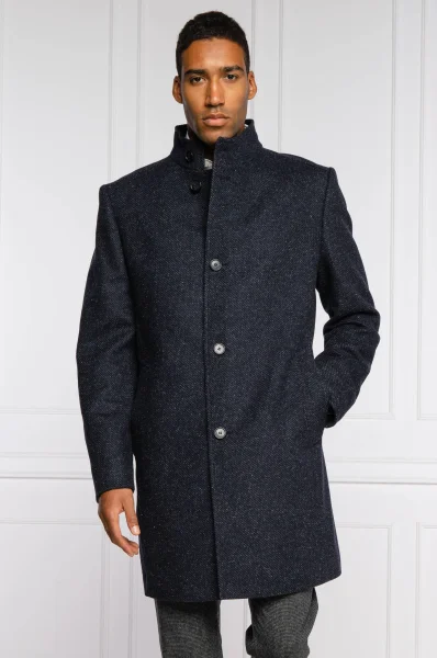 Vilnonis paltas Mintrax2041 HUGO tamsiai mėlyna
