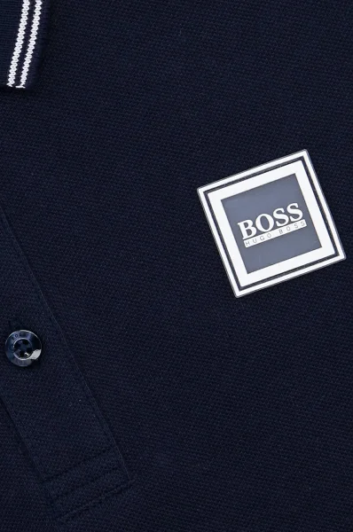 polo marškinėliai | Regular Fit | pique BOSS Kidswear tamsiai mėlyna