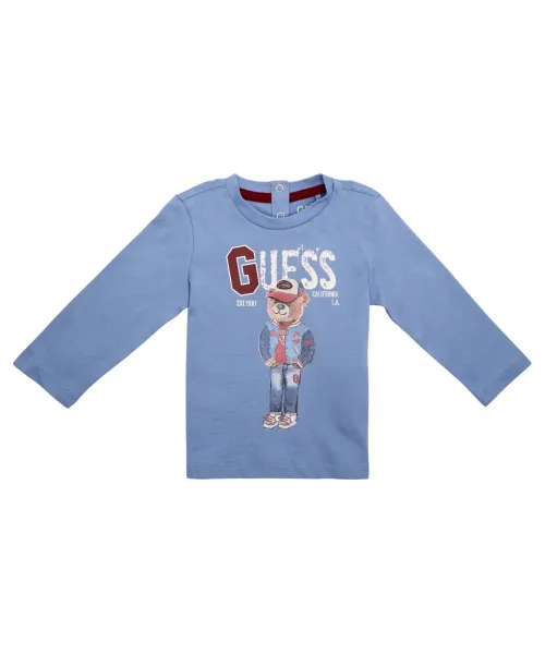 Longsleeve Guess | Mėlyna Regular Fit I5YI04 K8HM4