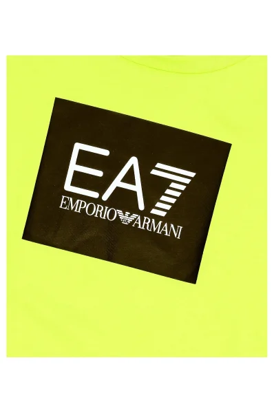Marškinėliai | Regular Fit EA7 juodai-balta