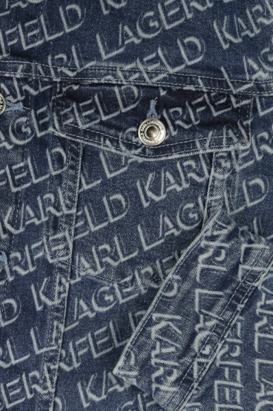 Džinsinė striukė | Regular Fit Karl Lagerfeld Kids mėlyna