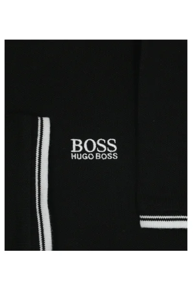 polo marškinėliai | regular fit | pique BOSS Kidswear juoda