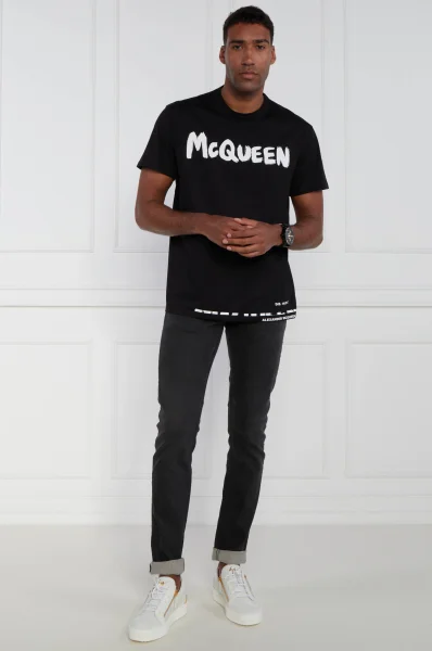 Džinsai | Slim Fit Alexander McQueen juoda