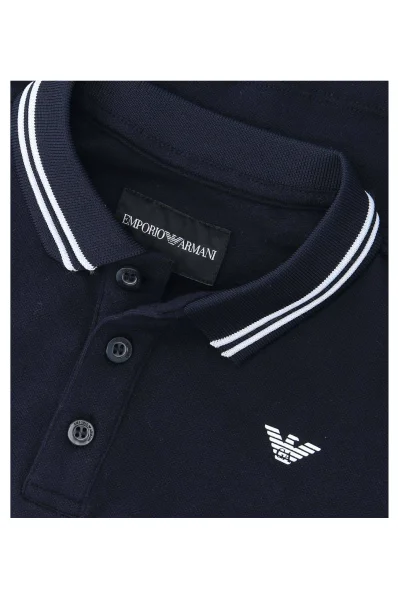 polo marškinėliai | regular fit | pique Emporio Armani tamsiai mėlyna