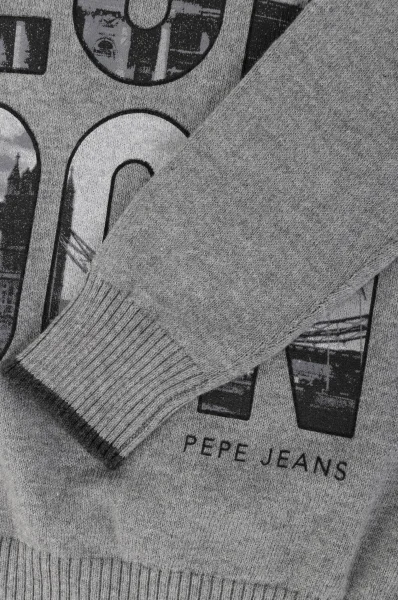 megztinis erin | regular fit | su vilna ir kašmyru Pepe Jeans London pilka