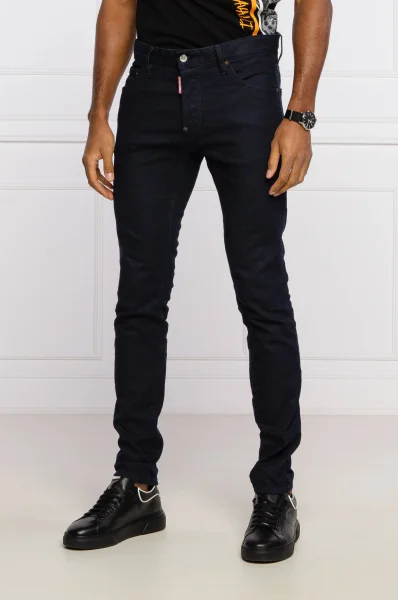Džinsai Cool guy jean | Tapered Dsquared2 tamsiai mėlyna