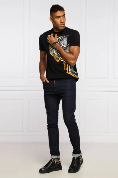 Džinsai Cool guy jean | Tapered Dsquared2 tamsiai mėlyna