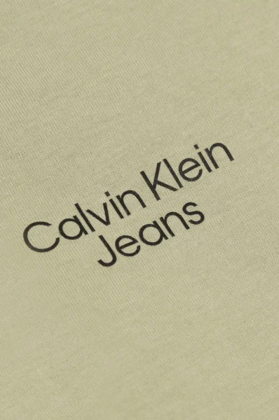 Marškinėliai | Regular Fit CALVIN KLEIN JEANS chaki