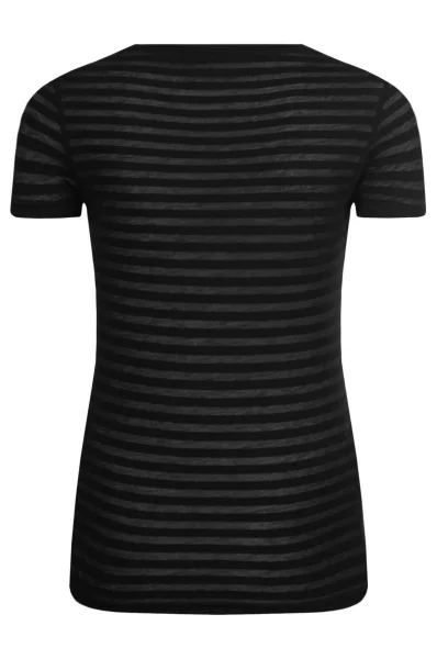 tėjiniai marškinėliai burnoul stripe entry | slim fit Superdry juoda