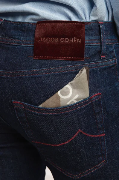 Džinsai J622 | Slim Fit Jacob Cohen tamsiai mėlyna