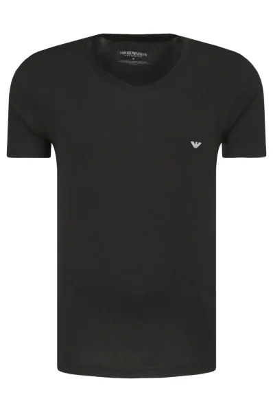 tėjiniai marškinėliai 2-pack Emporio Armani juoda