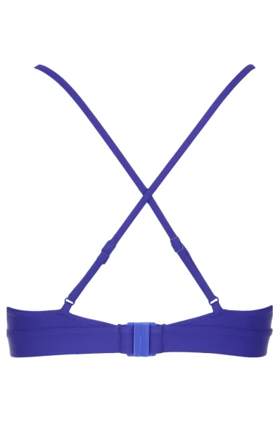 maudymosi kostiumėlio viršutinė dalis Calvin Klein Swimwear tamsiai mėlyna